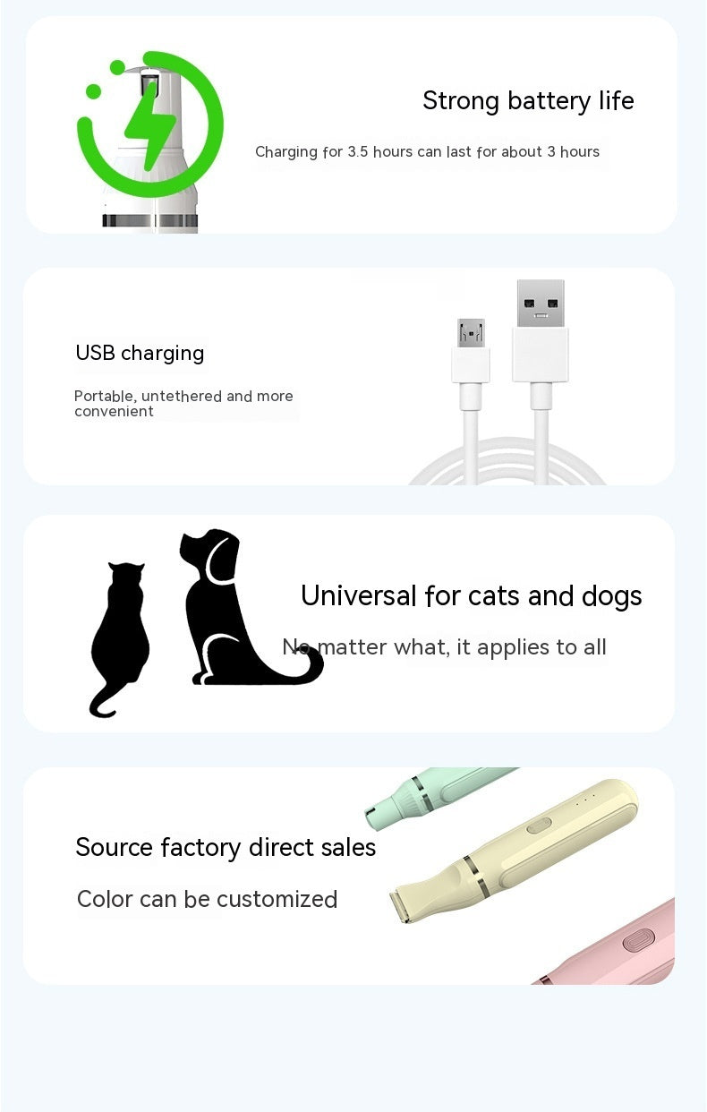 4 In 1 Pet Grooming Kit