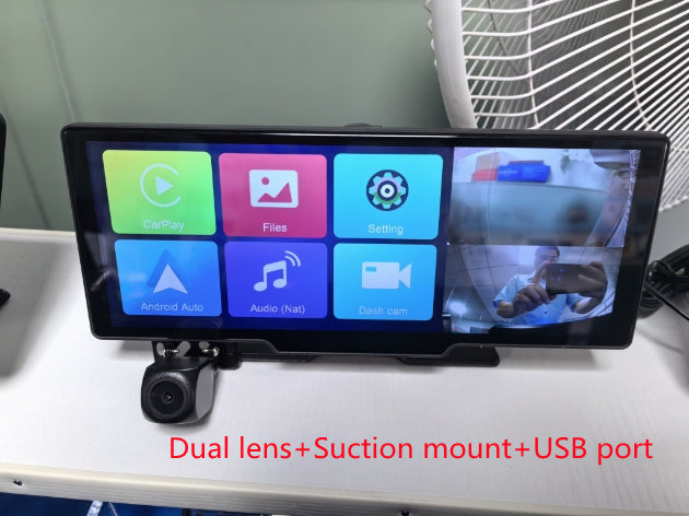 10,26-inch Full Touch Screen All-in-one Car Navigation Device Front And Rear Dual Recording HD Recording P Split Screen Display