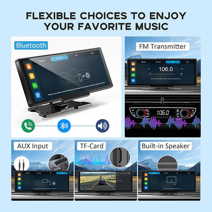 10,26-inch Full Touch Screen All-in-one Car Navigation Device Front And Rear Dual Recording HD Recording P Split Screen Display